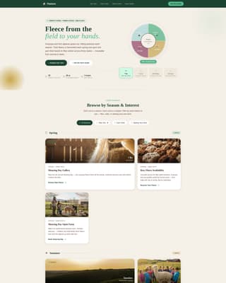 Alpaca - Highconverting Farm Landing Page Template