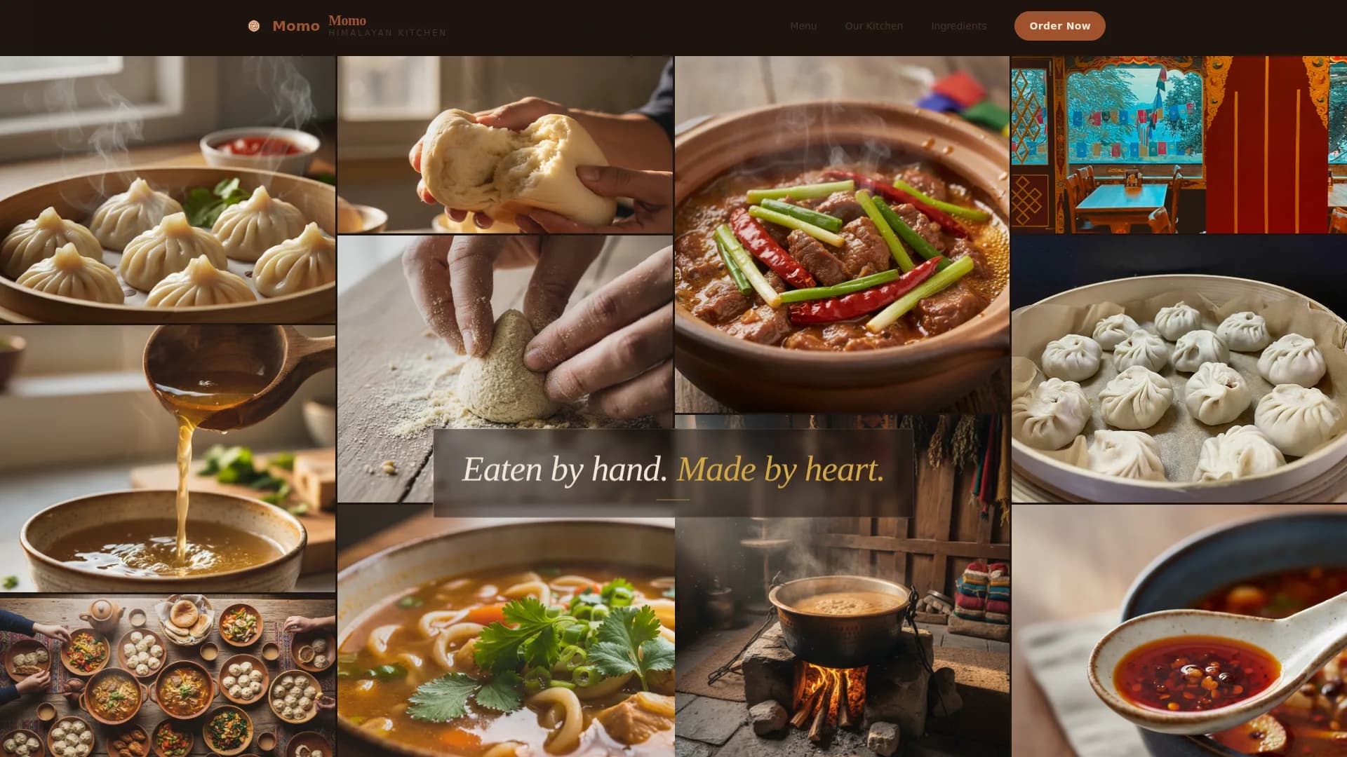 Tibetan Cuisine Professional Website Template