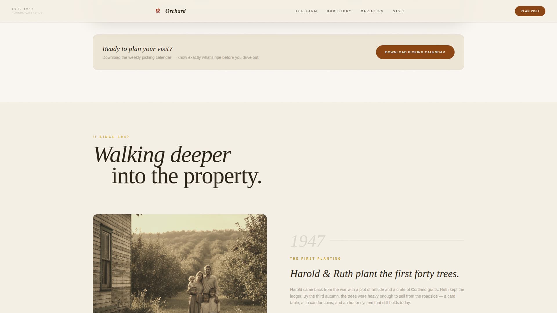 Fruit & Vegetable Farming Professional Website Template