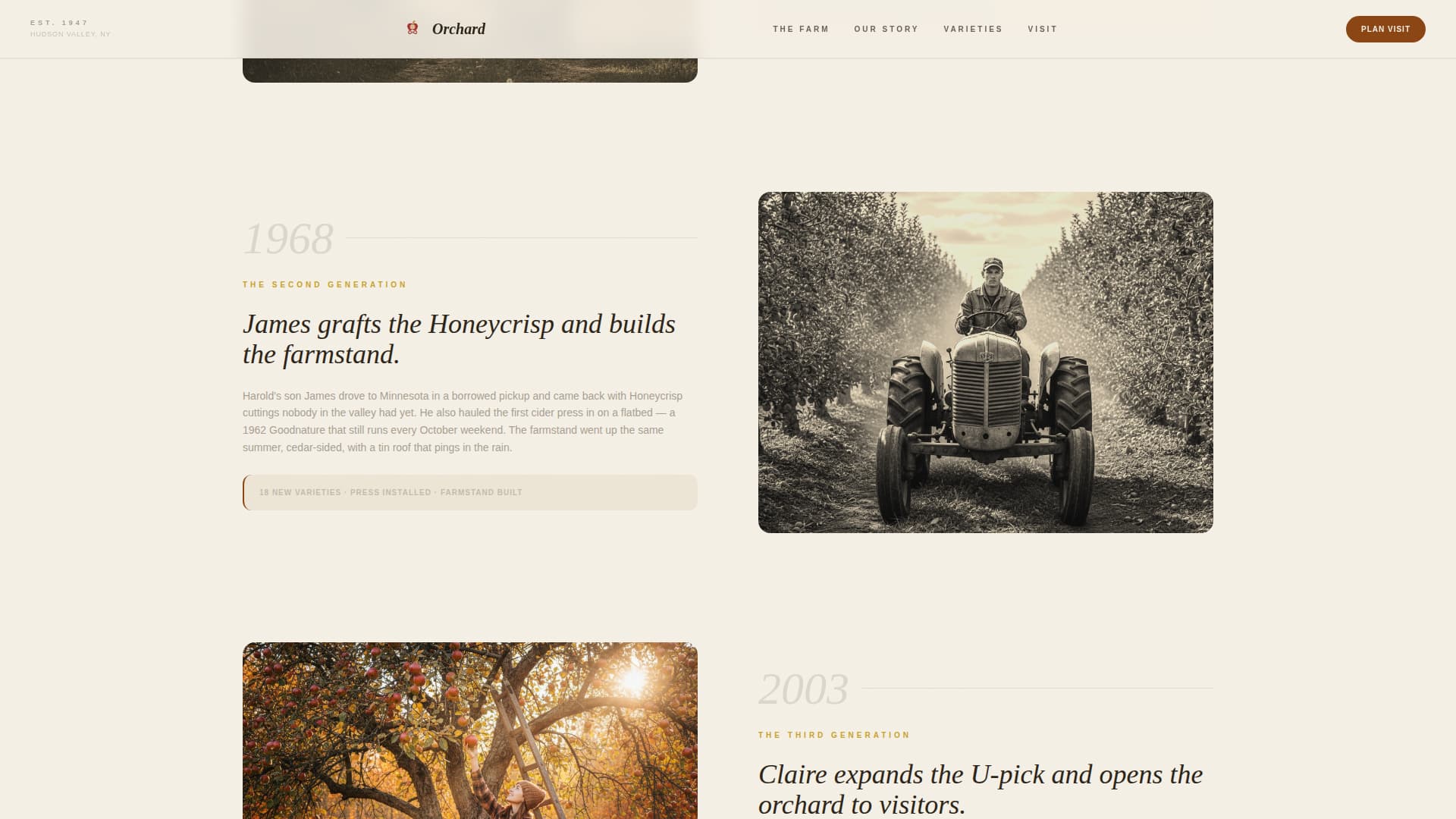 Fruit & Vegetable Farming Professional Website Template