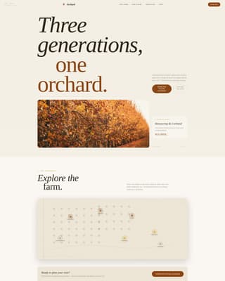 Fruit & Vegetable Farming Professional Website Template