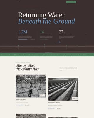 Aquifer - Trusted Recharge Landing Page Template