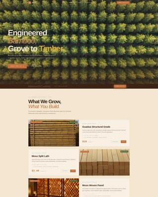 Crop & Grain Farming Professional Website Template