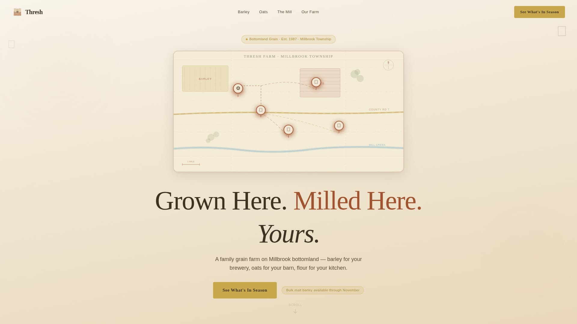 Crop & Grain Farming Specialist Professional Website Template