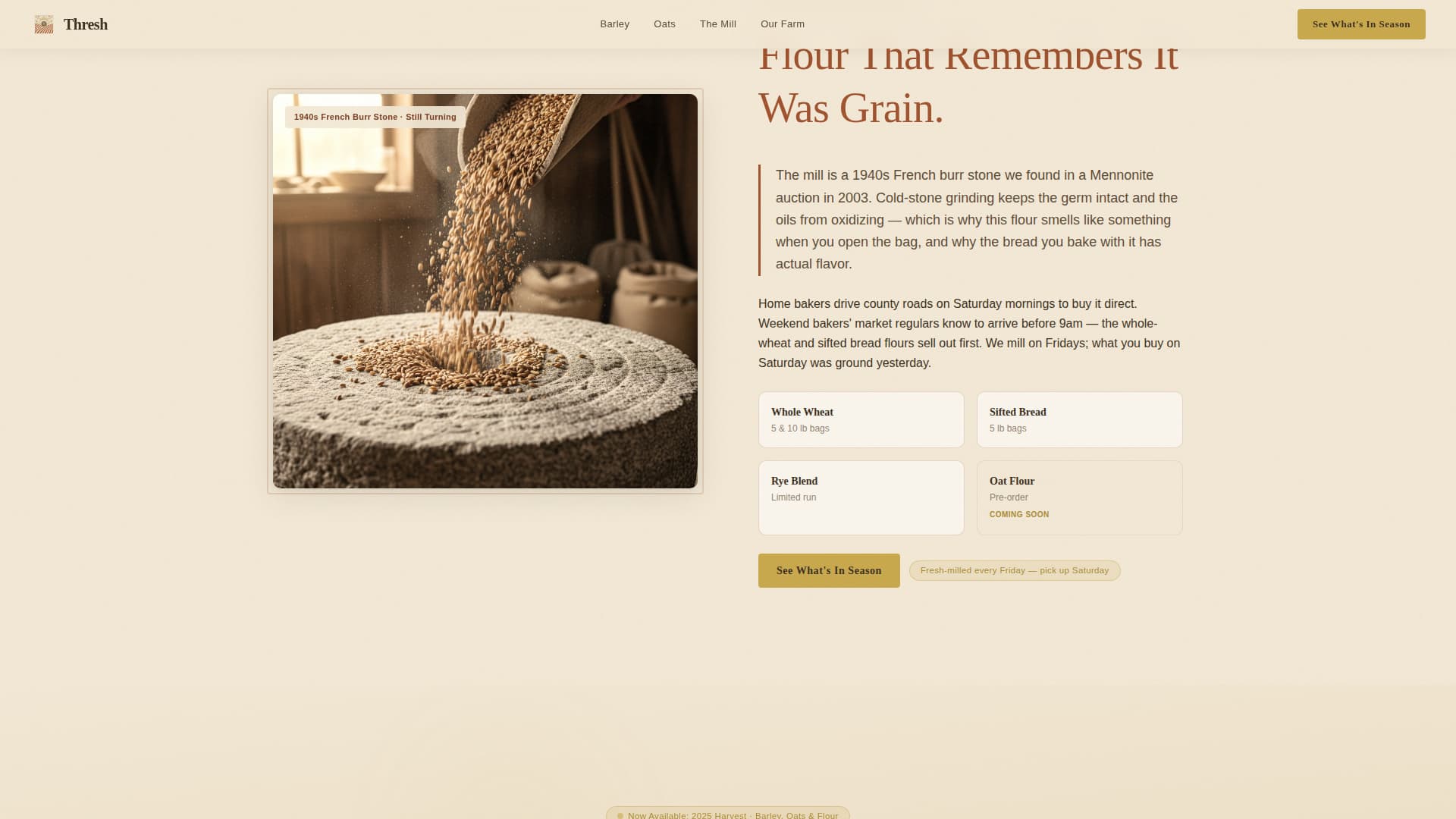 Crop & Grain Farming Specialist Professional Website Template