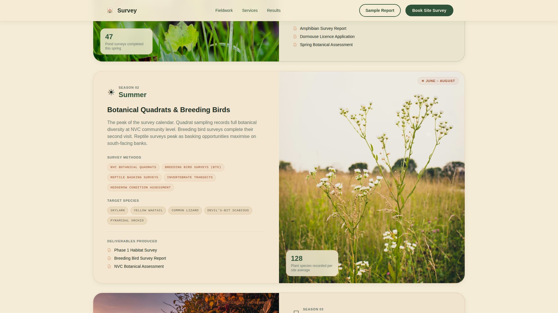 Climate & Environmental Monitoring Booking Website Template