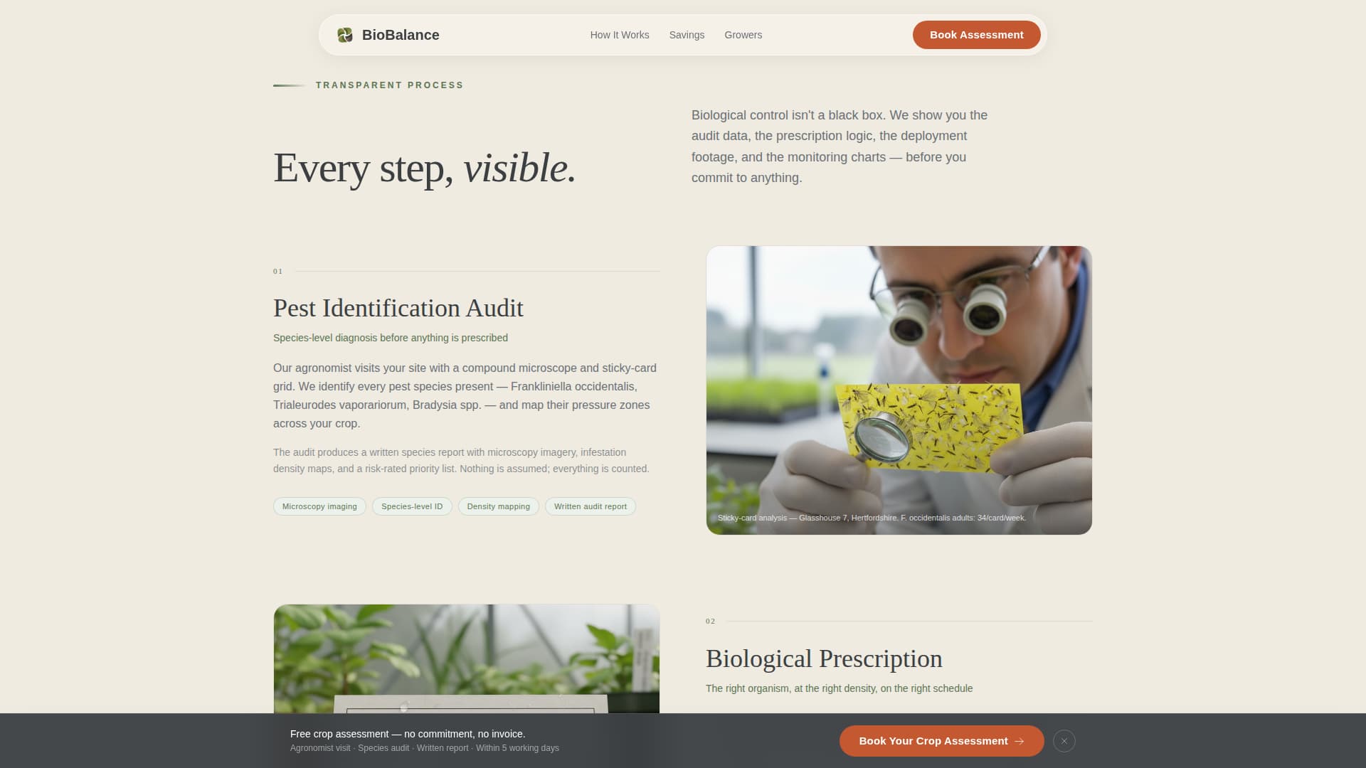 Biological - Premium Pest Landing Page Template
