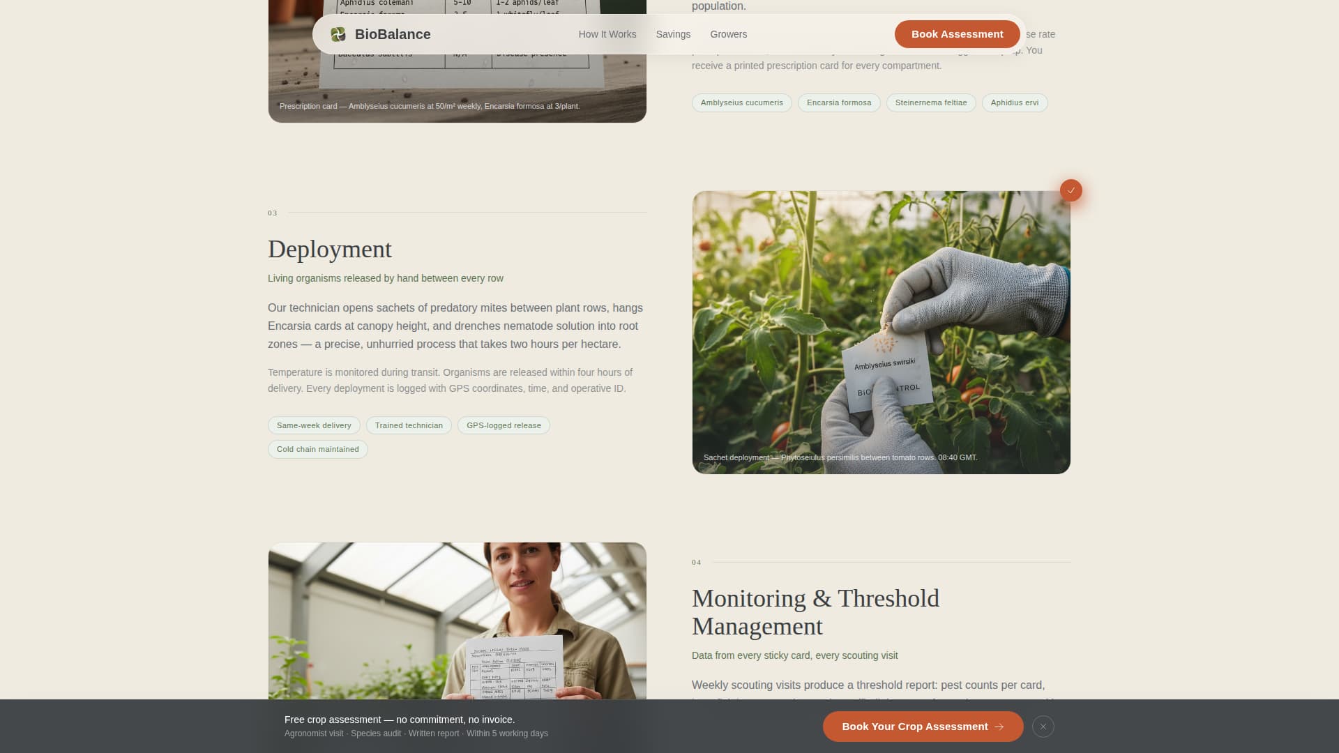 Biological - Premium Pest Landing Page Template