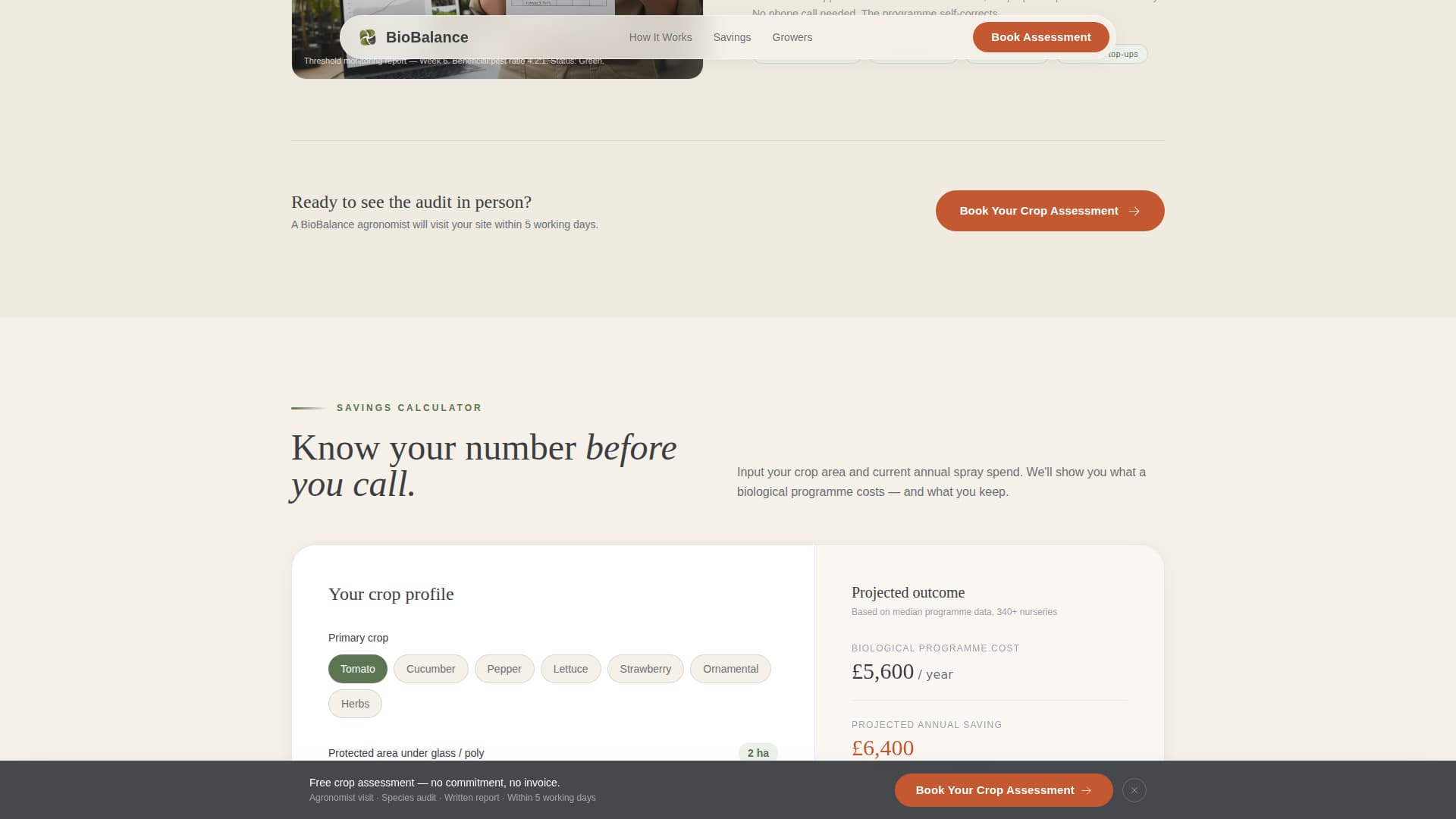 Biological - Premium Pest Landing Page Template