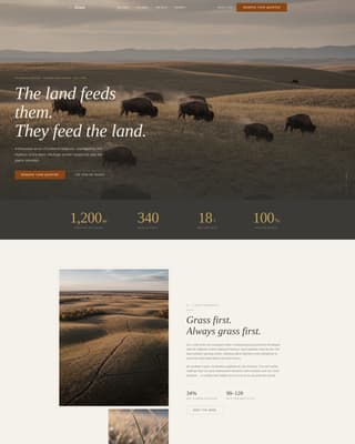 Livestock & Animal Husbandry Professional Website Template