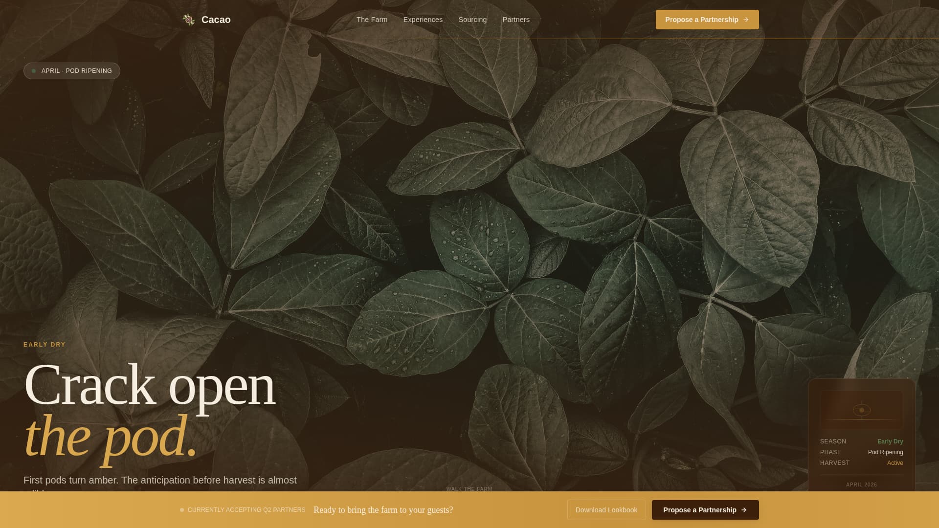 Agri-Tourism & Farm Experience Specialist Professional Website Template