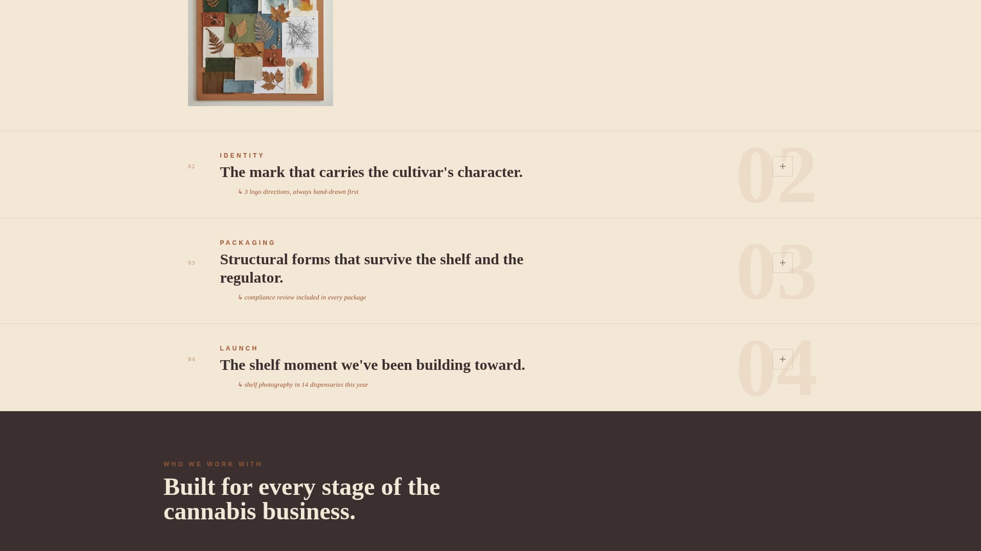 Harvest — Cannabis Education Landing Page Template