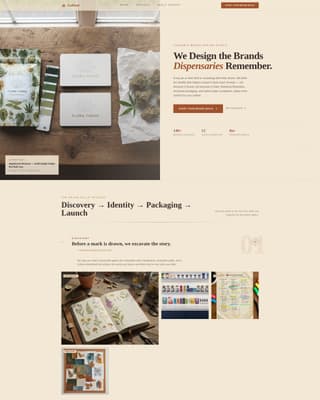 Harvest — Cannabis Education Landing Page Template