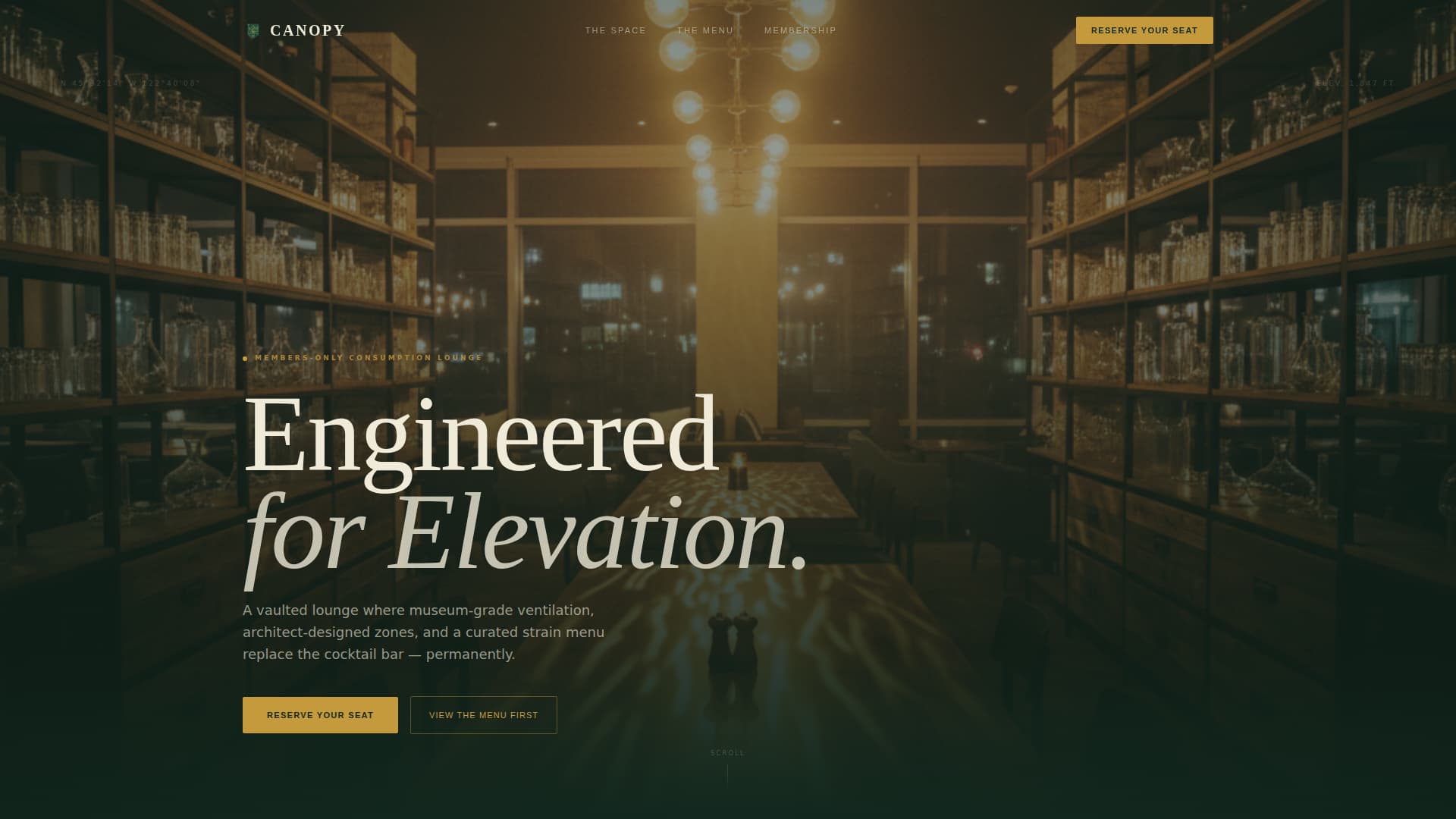 Canopy - Elevated Cannabis Landing Page Template