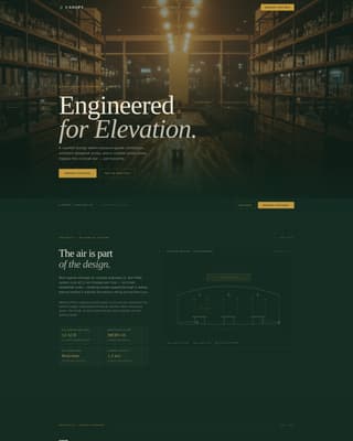 Canopy - Elevated Cannabis Landing Page Template