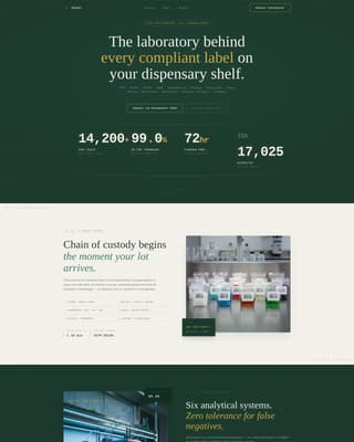 Assay - Precision Laboratory Landing Page Template