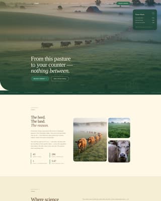 Curd - Artisan Cheesemaking Landing Page Template
