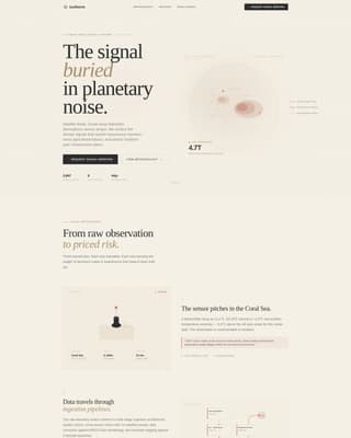 Climate & Environmental Monitoring Professional Website Template