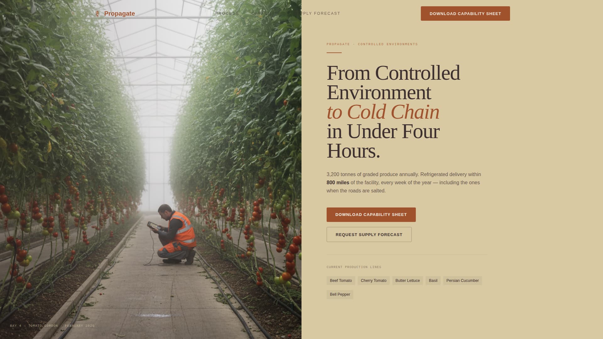 Greenhouse & Indoor Farming Reviews Website Template
