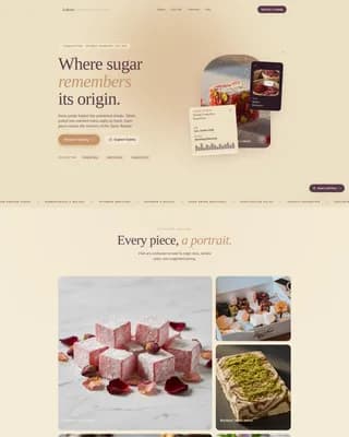 Sultan — Premium Ottoman Confections Landing Page Template