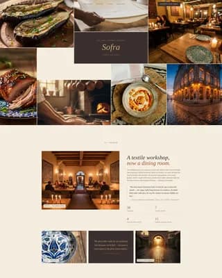 Turkish Dining Booking Website Template