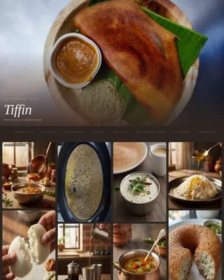Taste — Serene Udupi Restaurant Landing Page Template