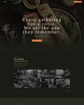 Luwombo — Luxe Minimal Ugandan Catering Gallery Landing Page Template