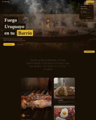 Chivito — Premium Uruguayan Restaurant Landing Page Template