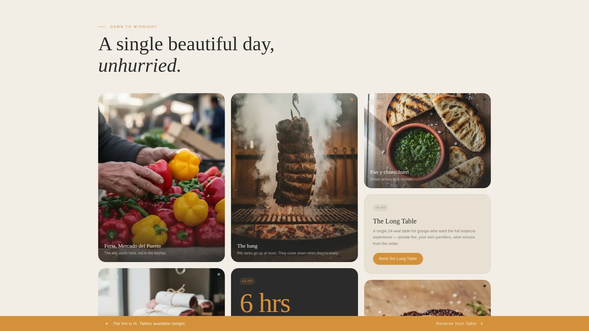 Uruguayan Cuisine Professional Website Template