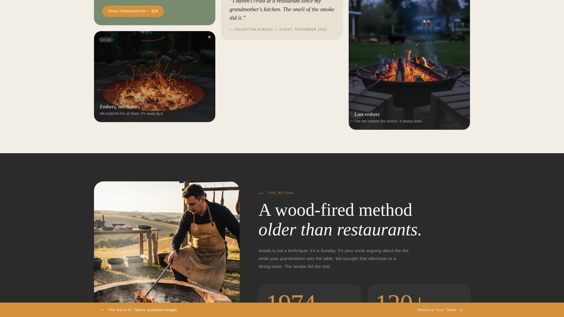 Uruguayan Cuisine Professional Website Template