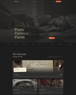 Vegan Food & Dining Blog Website Template