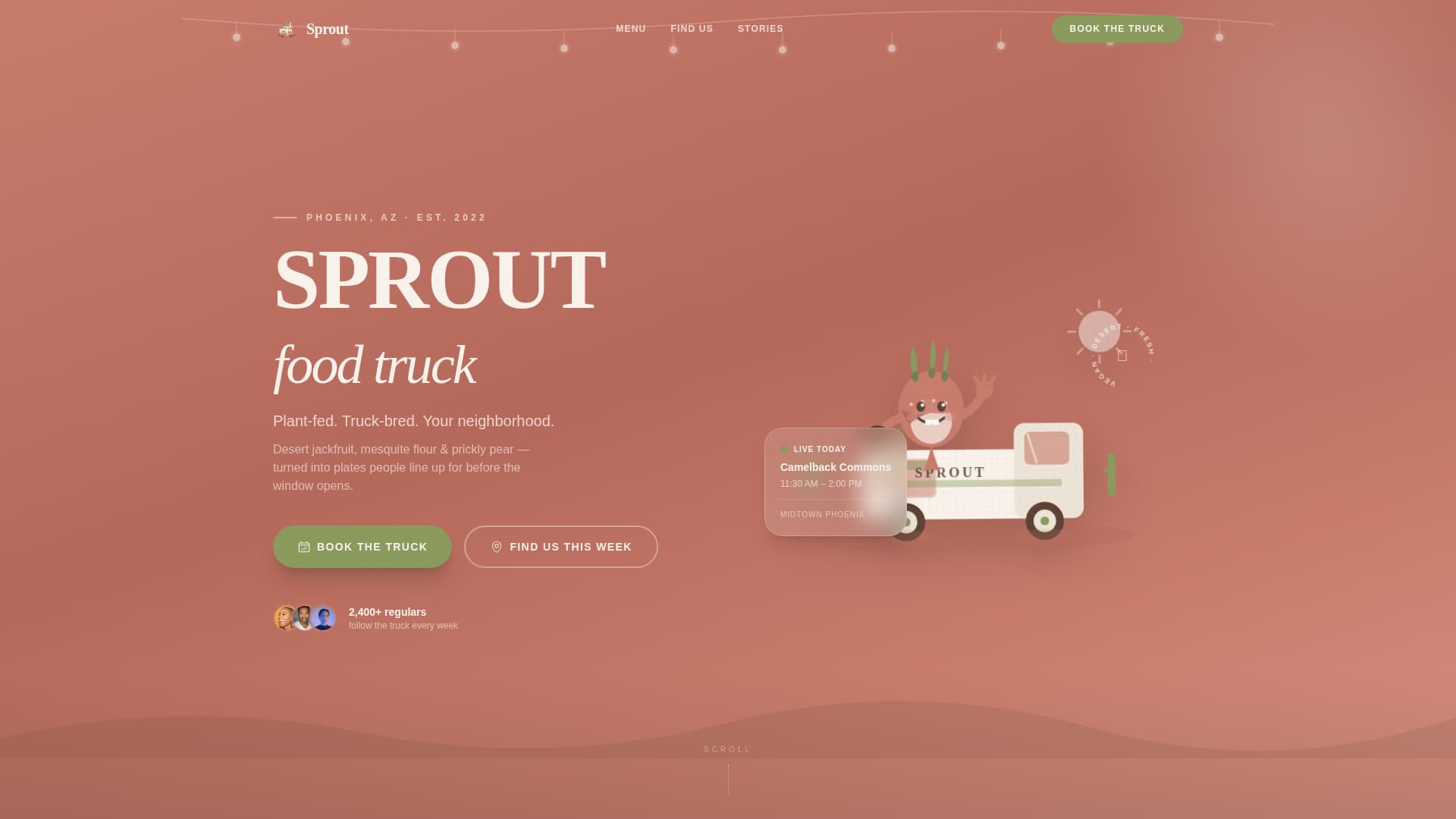 Food Truck & Mobile Kitchen Booking Website Template