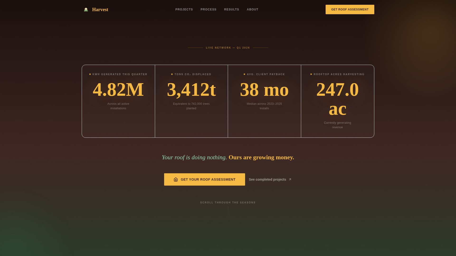 Harvest - Powerful Solar Landing Page Template