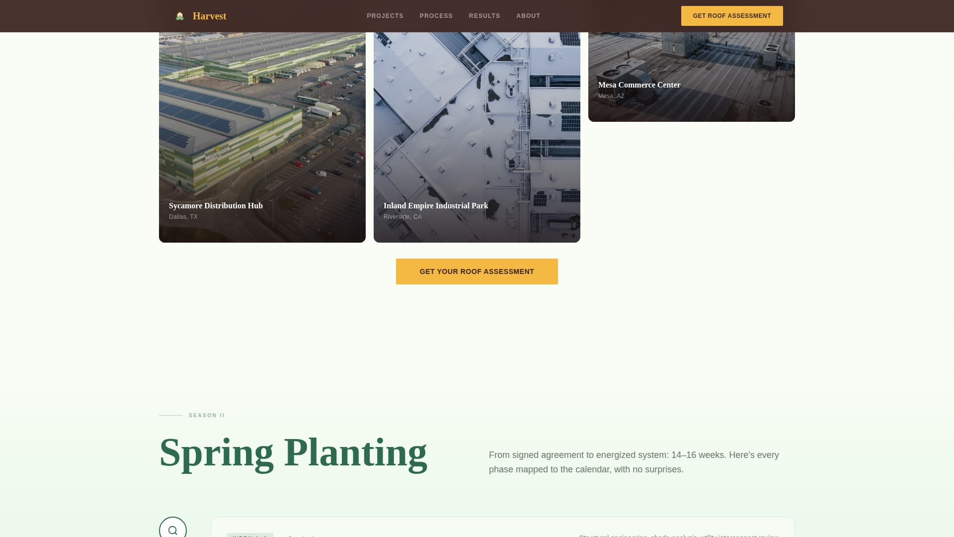 Harvest - Powerful Solar Landing Page Template
