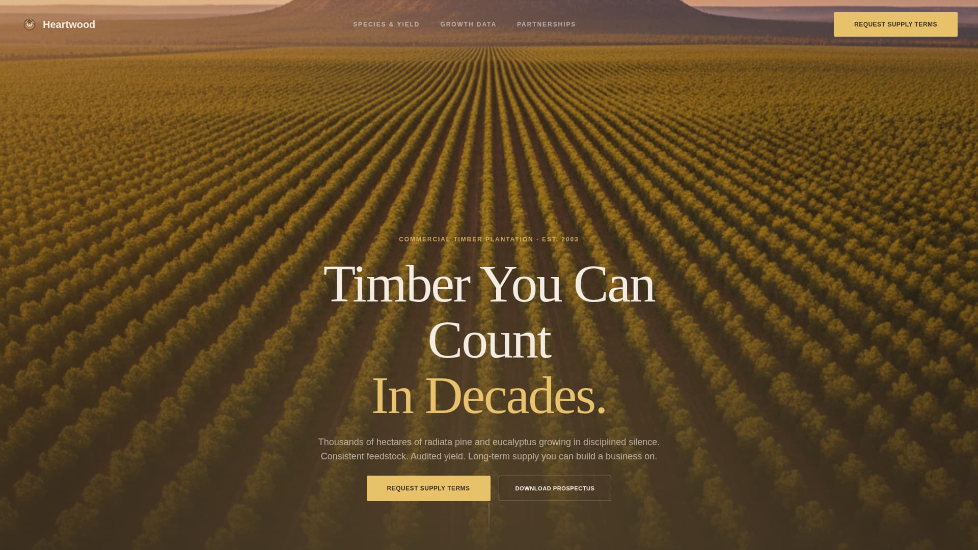 Forestry & Timber Privacy Policy Website Template