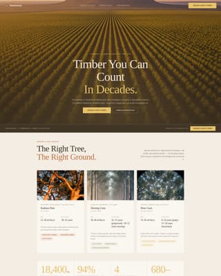 Forestry & Timber Privacy Policy Website Template
