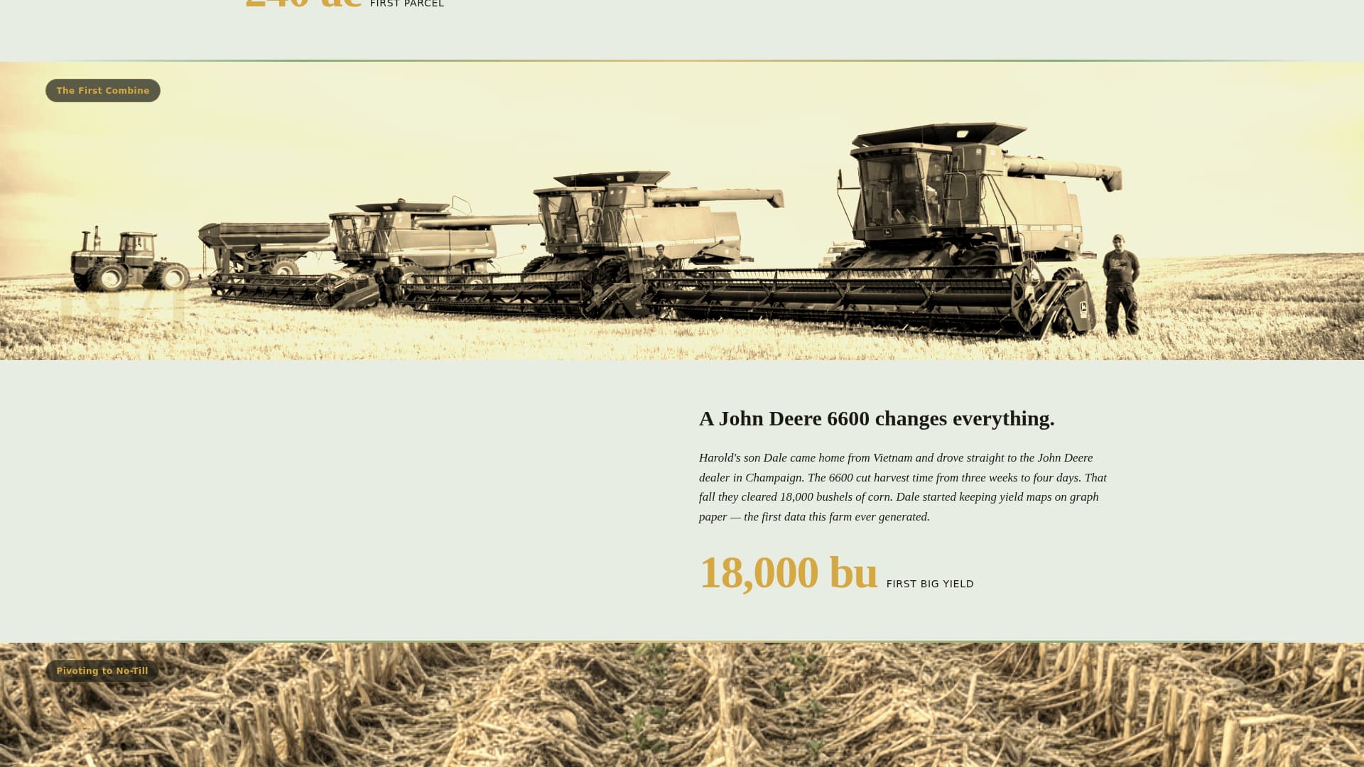 Harvest - Immersive Cropfarm Landing Page Template
