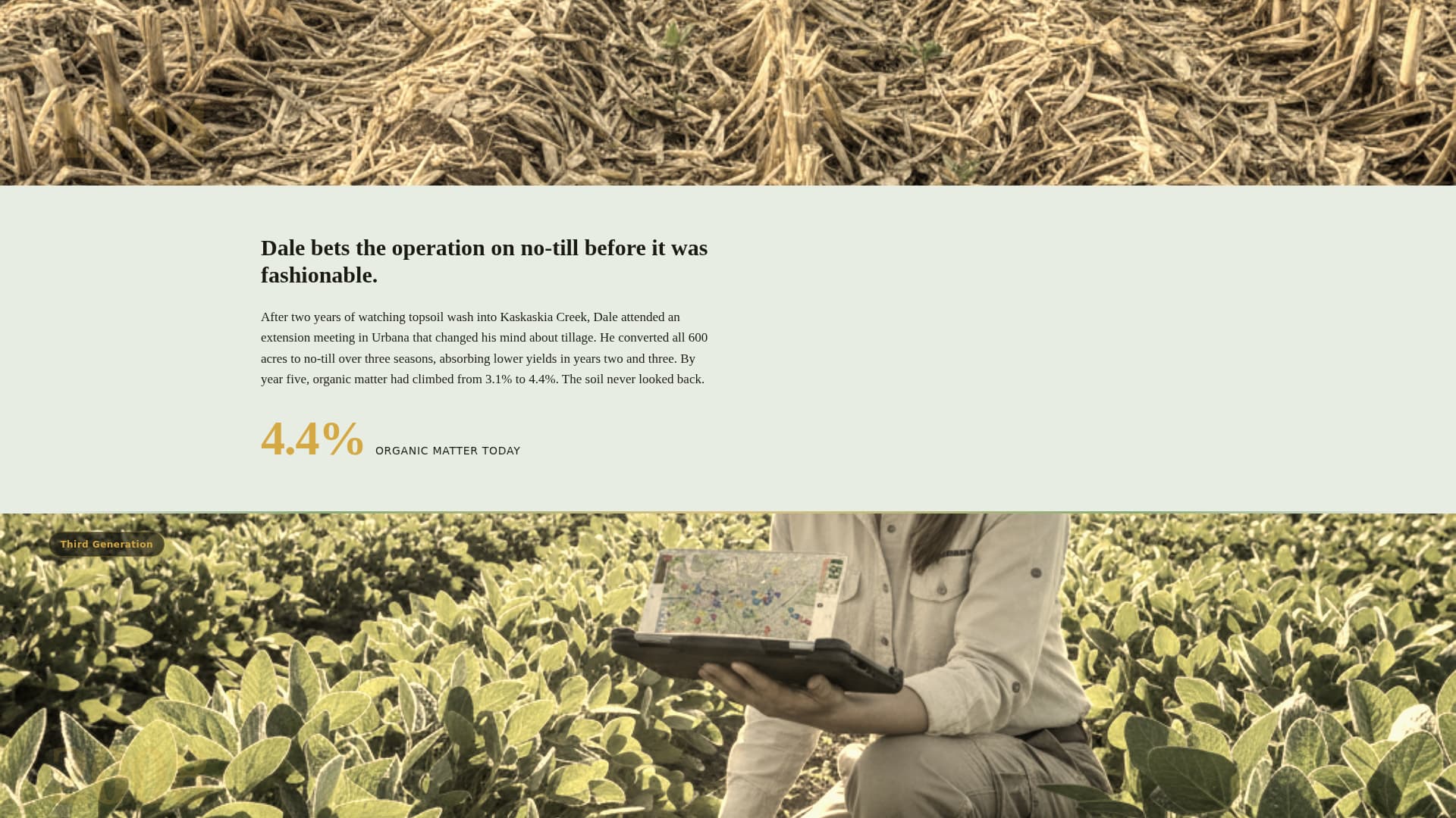 Harvest - Immersive Cropfarm Landing Page Template