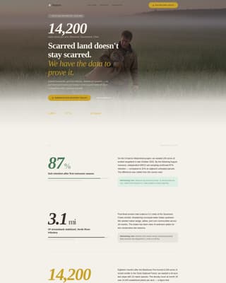 Environmental Consulting Specialist Professional Website Template