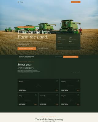 Agricultural Insurance & Finance Professional Website Template