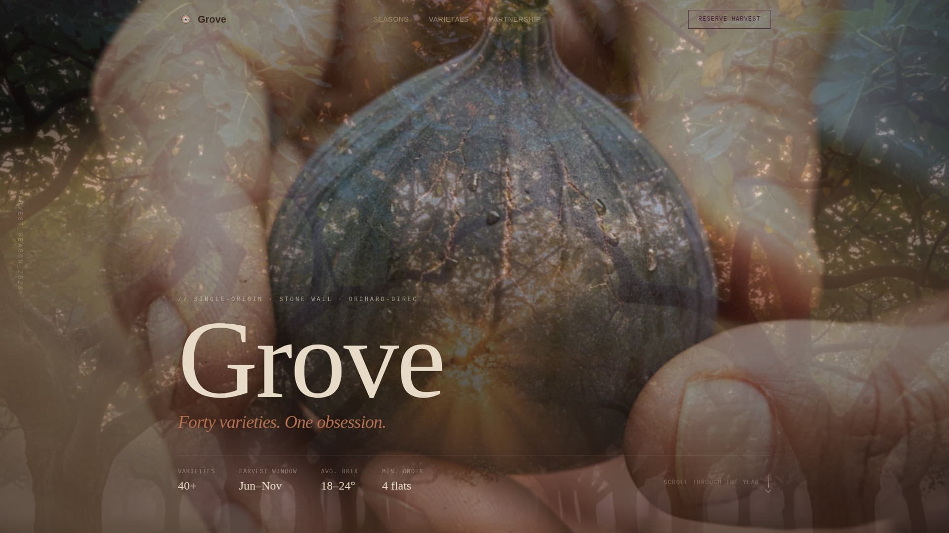 Grove - Artisan Figfarm Landing Page Template