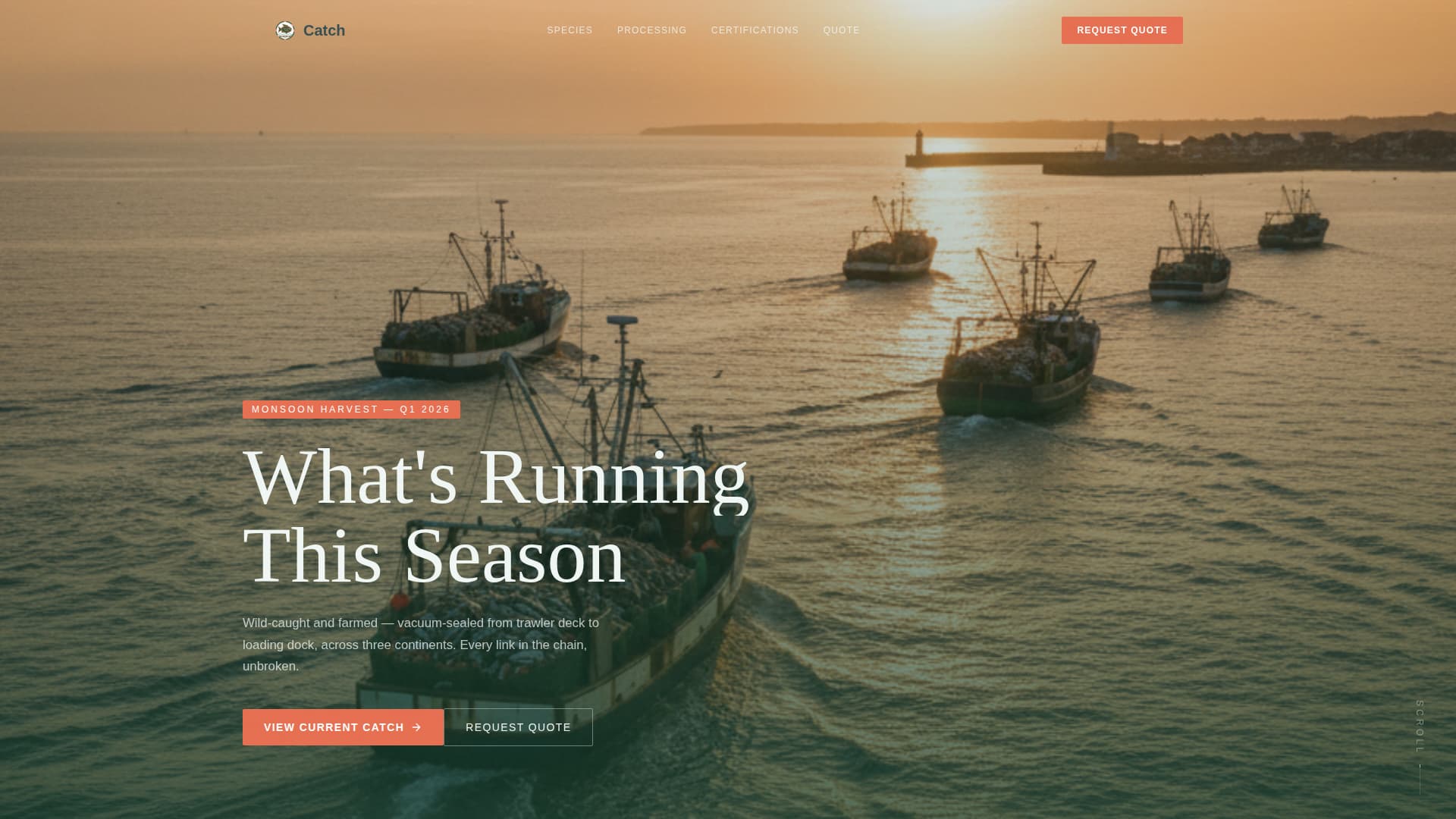 Fishery & Aquaculture Professional Website Template