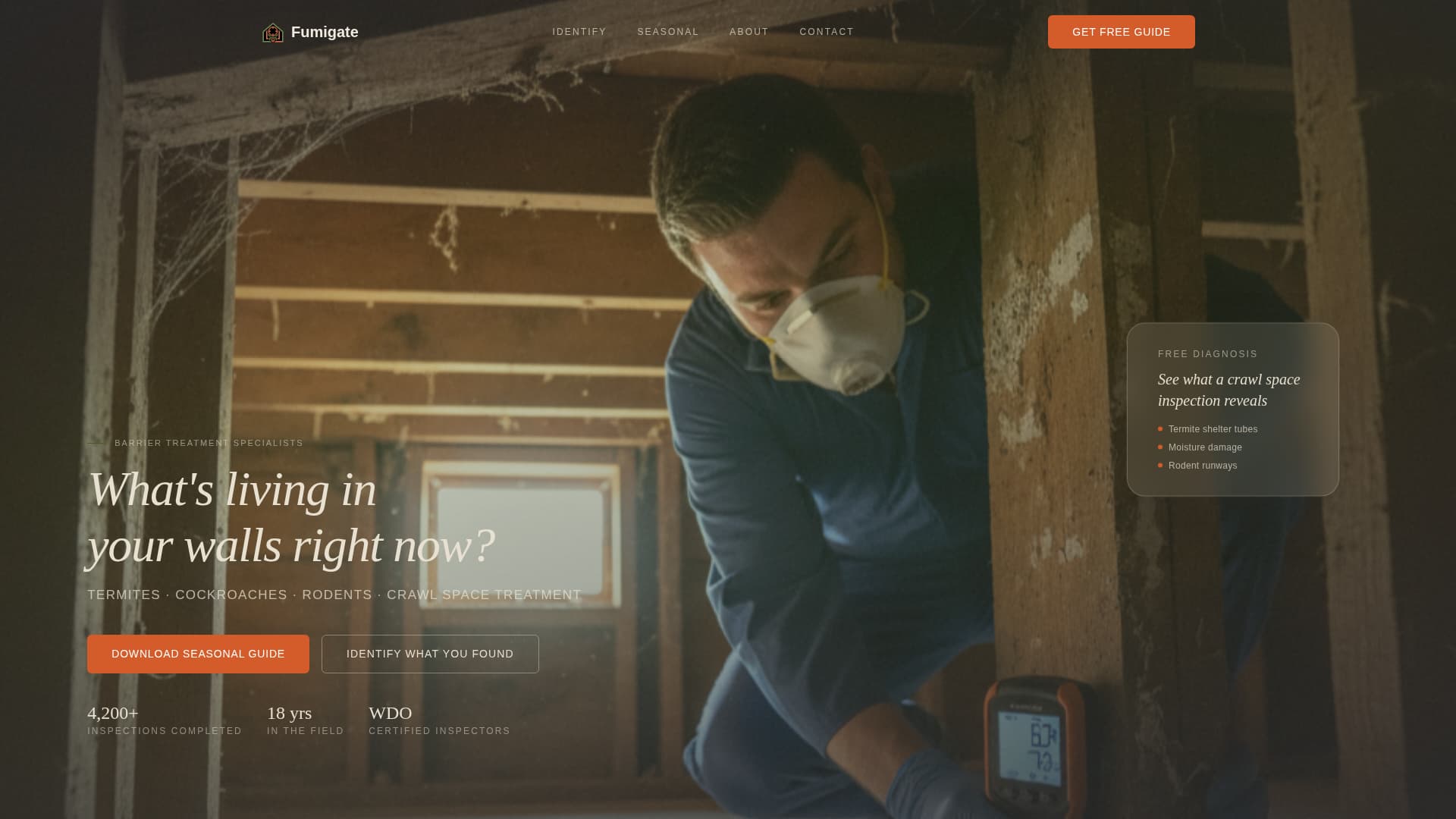 Pest & Crop Protection Professional Website Template