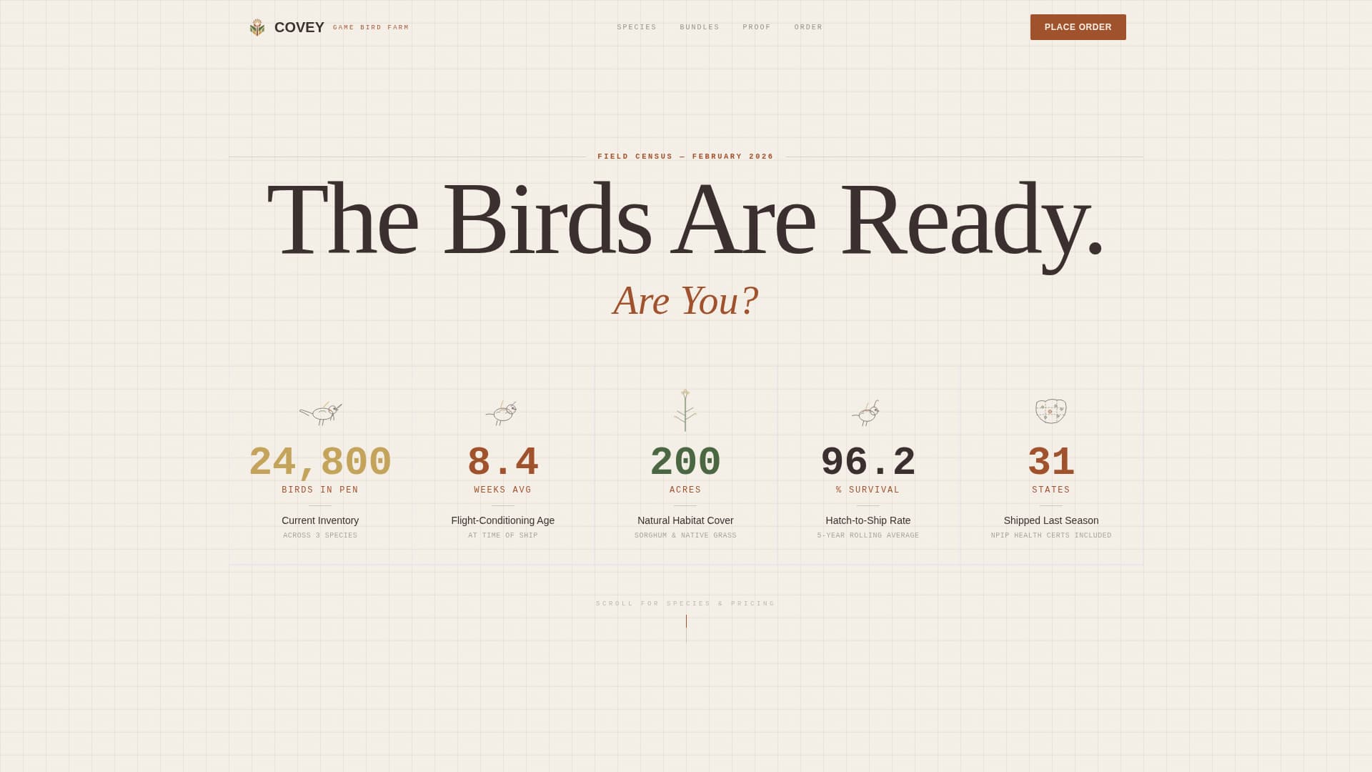 Livestock & Animal Husbandry Booking Website Template