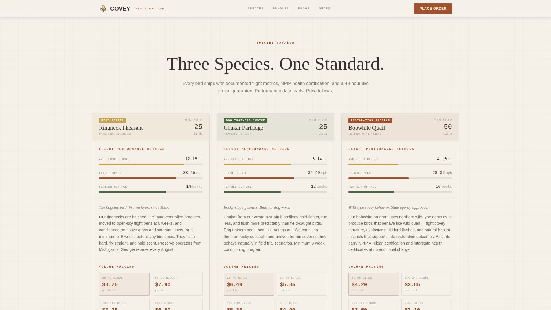 Livestock & Animal Husbandry Booking Website Template