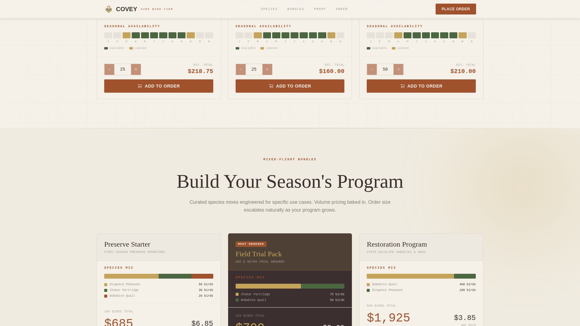 Livestock & Animal Husbandry Booking Website Template