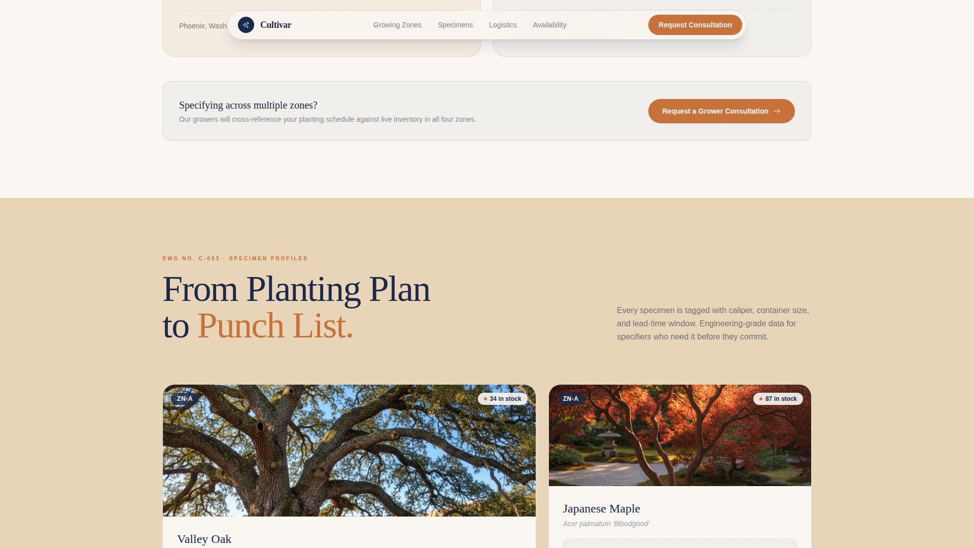 Nursery & Plant Farm Professional Website Template