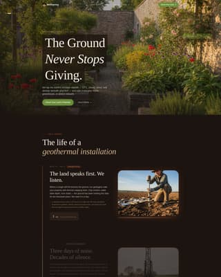 Renewable Energy Company Blog Website Template