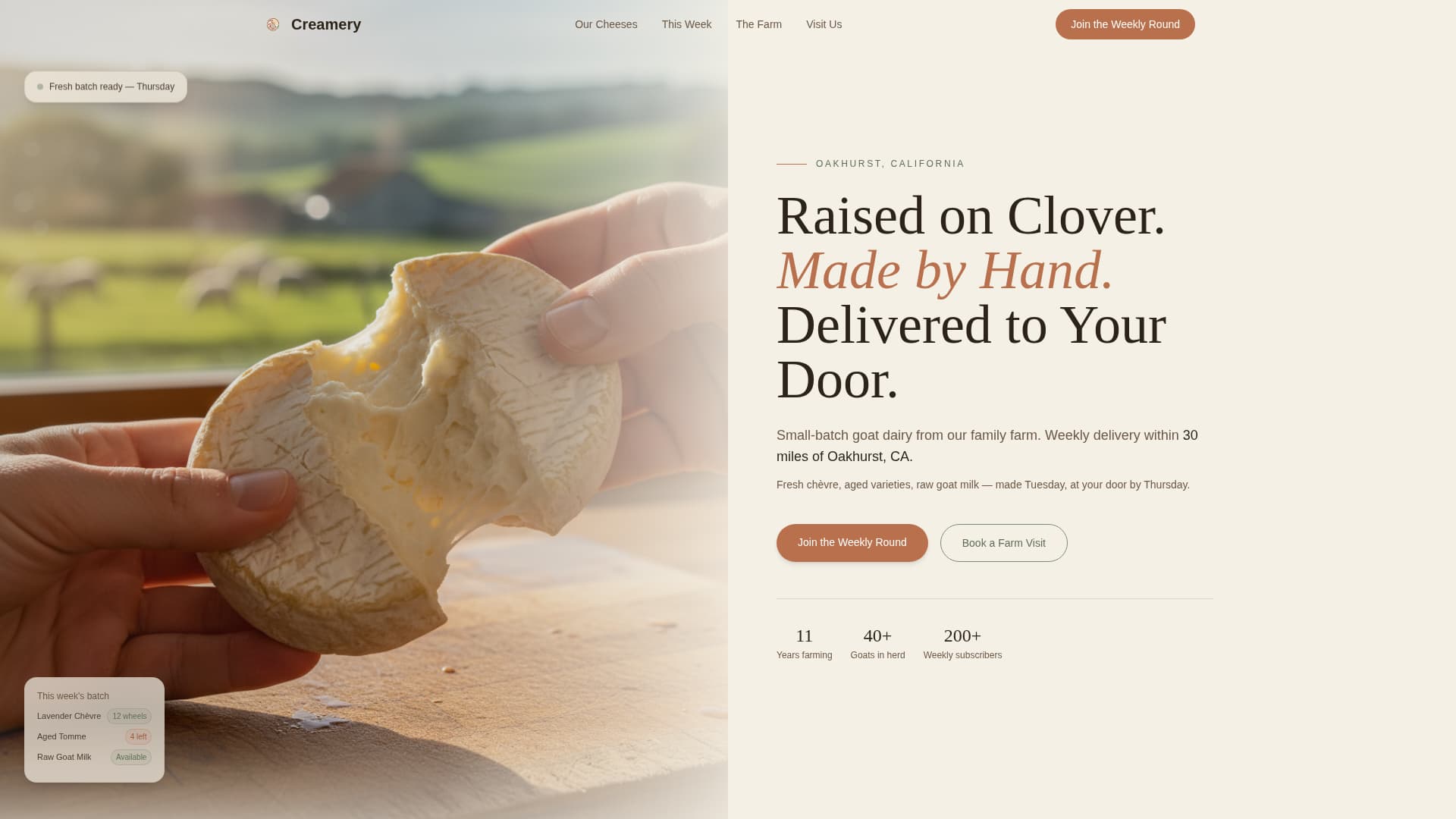 Dairy & Poultry Farm Booking Website Template