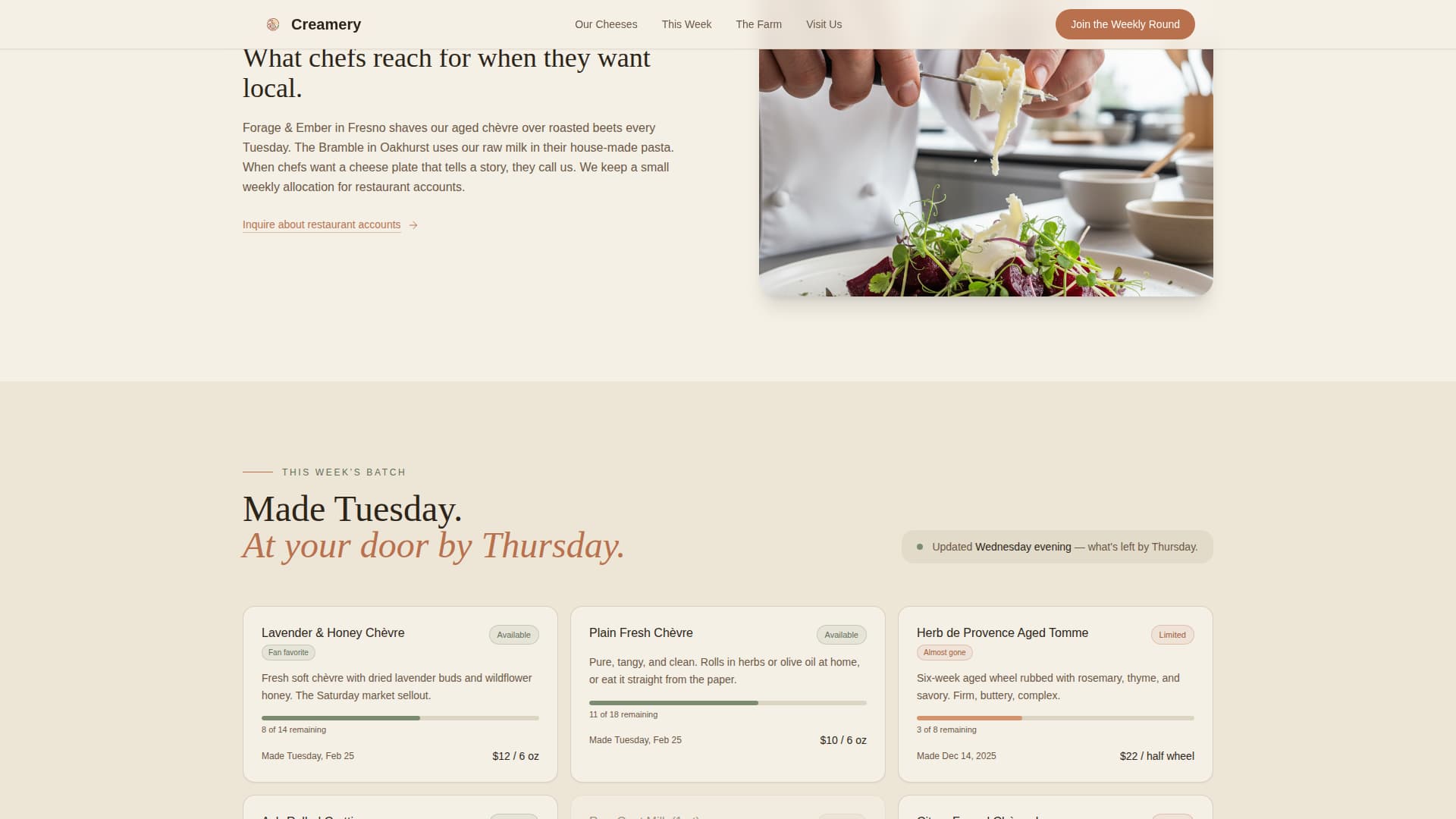 Dairy & Poultry Farm Booking Website Template